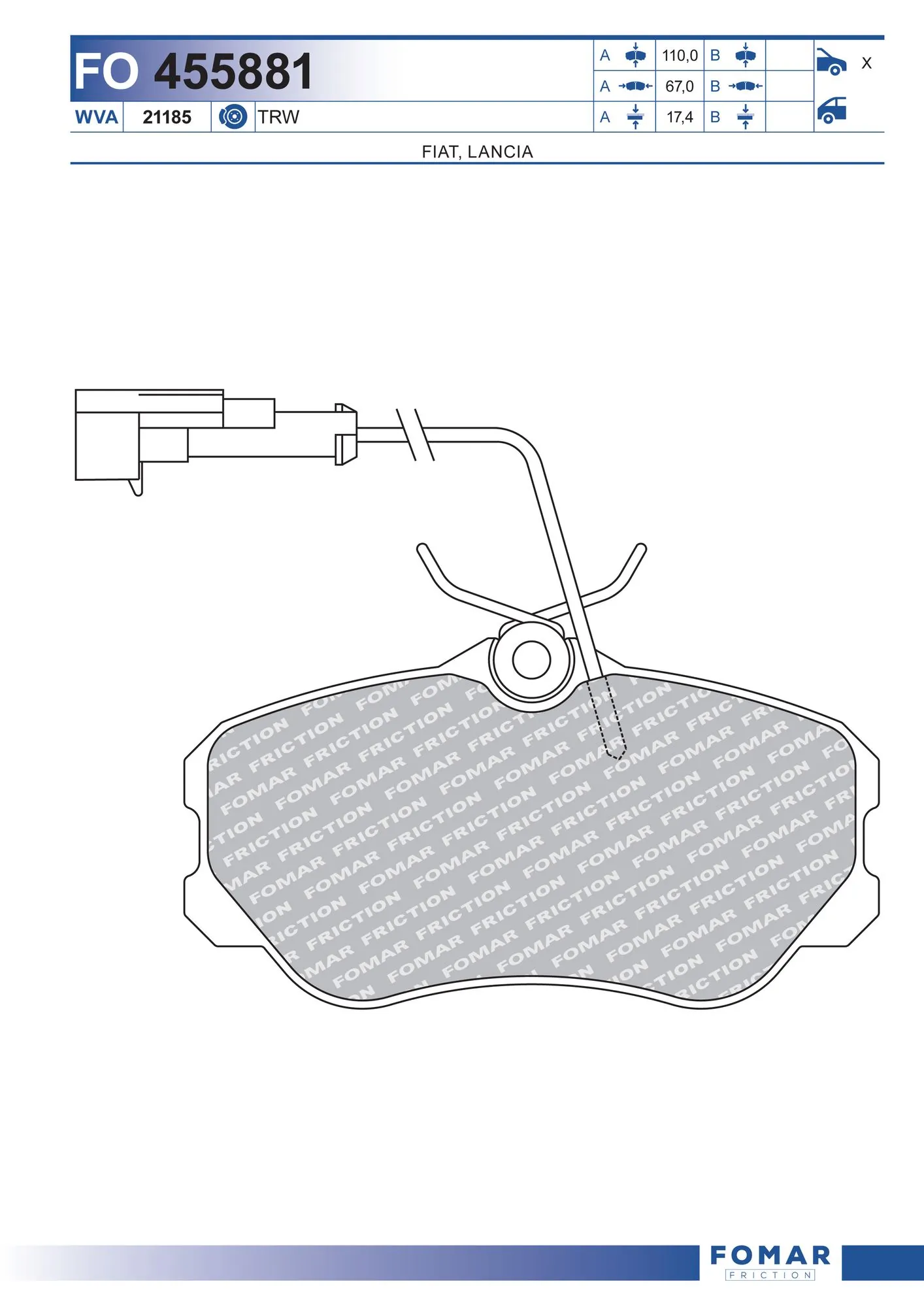 Brake Pad Set, disc brake